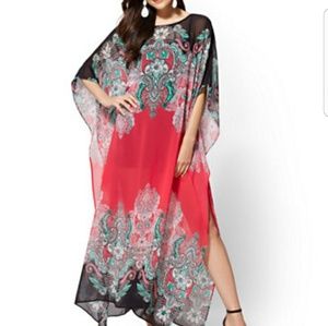 NY&Co Paisley Caftan